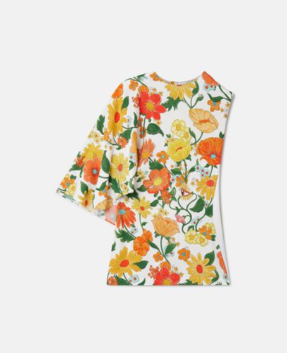 Lady Garden Print One-Sleeve Top, Woman, , Size: 42 - Stella McCartney - Modalova