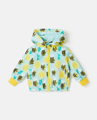 Bumblebee Sunflower Print Hooded Jacket, Woman, , Size: 6m - Stella McCartney - Modalova