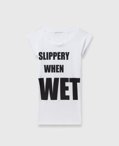 Kleid mit Slippery When Wet-Print, Frau, , Größe: S - Stella McCartney - Modalova