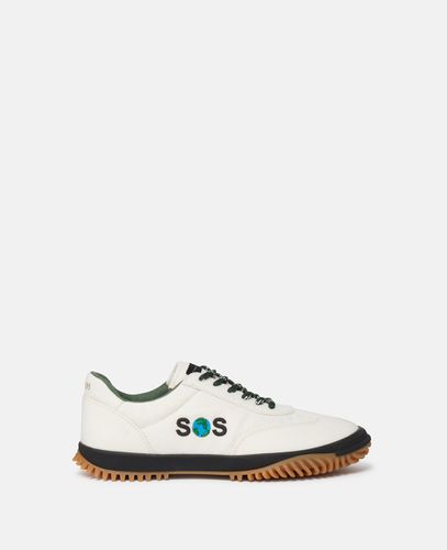 SOS Embroidered S-Wave Sport Trainers, Donna, , Taglia: 36 - Stella McCartney - Modalova