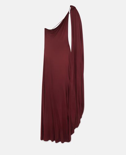 One-Shoulder Cape Gown, Woman, , Size: 44 - Stella McCartney - Modalova