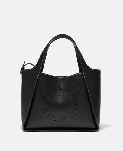 Borsa a tracolla Logo in Alter Mat zigrinato, Donna - Stella McCartney - Modalova