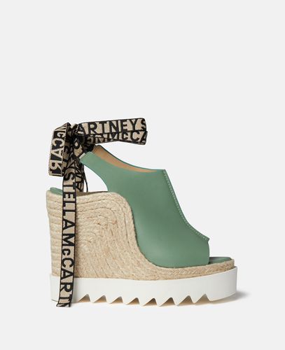 Espadrillas spuntate in Alter Mat con zeppa Gaia, Donna, , Taglia: 39 - Stella McCartney - Modalova