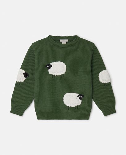 Maglione con Applicazione Pecora, Donna, , Taglia: 12 - Stella McCartney - Modalova