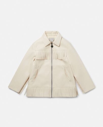 Giacca Western con Frange, Donna, , Taglia: 8 - Stella McCartney - Modalova