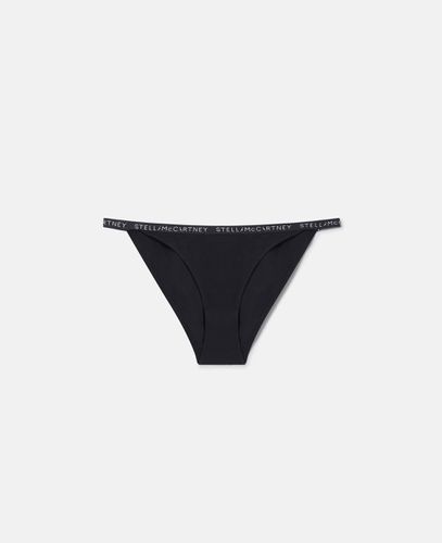 Logo Tape String Briefs, Woman, , Size: L - Stella McCartney - Modalova