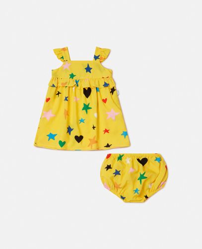 Star Pattern Dress and Bloomers Set, , Size: 36m - Stella McCartney - Modalova