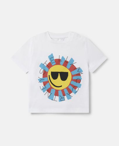 Sunshine Face T-Shirt, Woman, , Size: 9m - Stella McCartney - Modalova