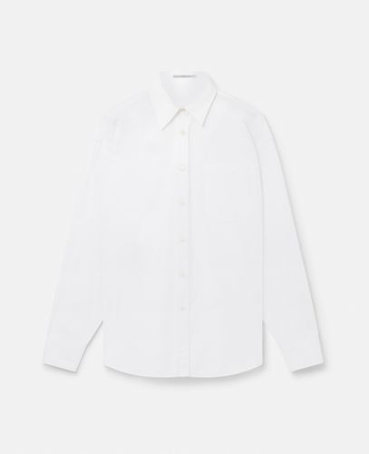 Camicia Boyfriend in Cotone Rigenerato, Donna, , Taglia: 46 - Stella McCartney - Modalova