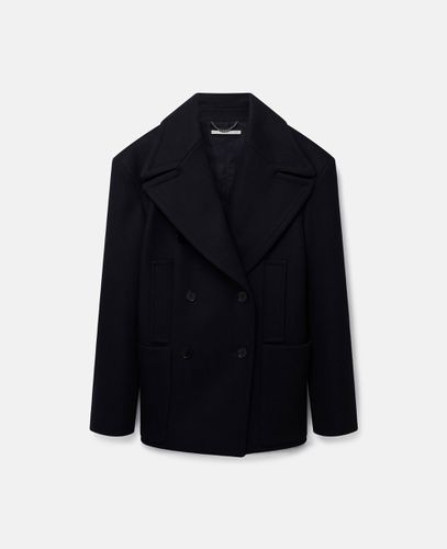 Zweireihiger Peacoat, Frau, , Größe: 34 - Stella McCartney - Modalova