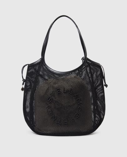 Logo Mesh Hobo Bag, Woman - Stella McCartney - Modalova