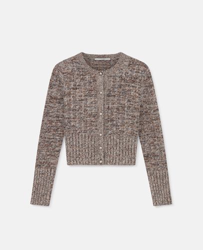 Cardigan in Maglia Spessa a Coste, Donna, , Taglia: XL - Stella McCartney - Modalova