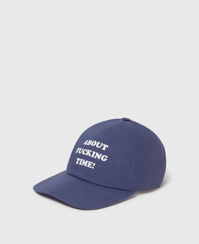 About Fucking Time! Baseball Cap, Woman, , Size: 59 - Stella McCartney - Modalova