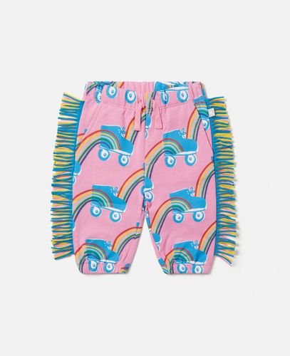 Rollerskate Rainbow Print Fringe Joggers, , Size: 24m - Stella McCartney - Modalova
