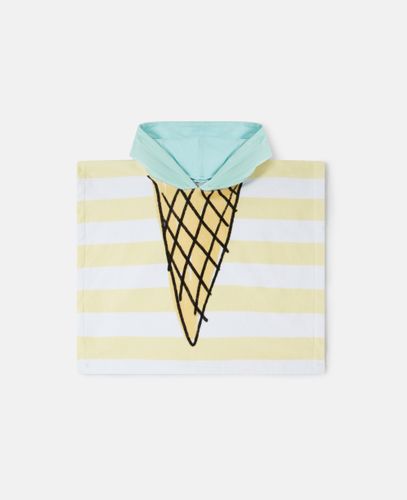 Telo con Cappuccio con Grafica Gelato, Donna, / - Stella McCartney - Modalova