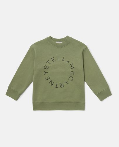 Logo Graphic Crewneck Sweatshirt, , Size: 5 - Stella McCartney - Modalova