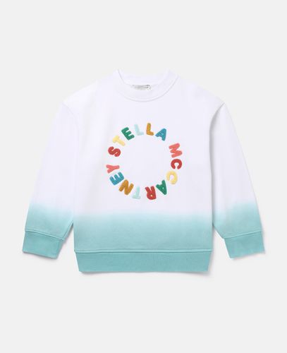 Felpa Ombré con logo, Donna, , Taglia: 5 - Stella McCartney - Modalova