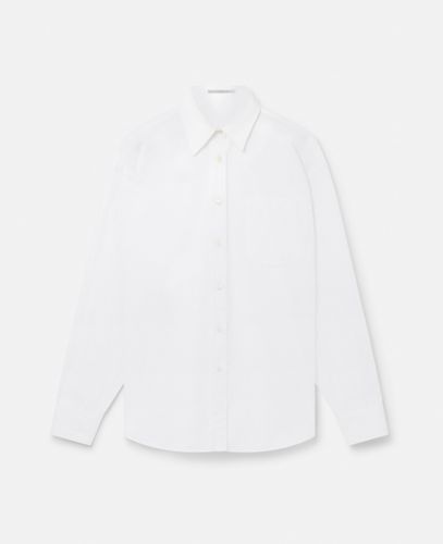 Regenerative Cotton Boyfriend Shirt, Woman, , Size: 38 - Stella McCartney - Modalova
