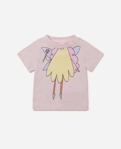 Fairy Graphic Crewneck T-Shirt, Woman, , Size: 12m - Stella McCartney - Modalova