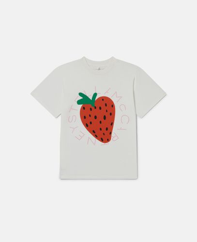 Strawberry Graphic T-Shirt, /, Size: 8 - Stella McCartney - Modalova