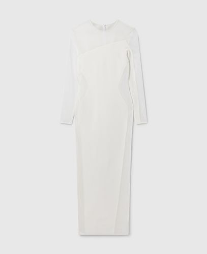 Langärmeliges Miracle Kleid aus kompaktem Gewebe, Frau, , Größe: S - Stella McCartney - Modalova