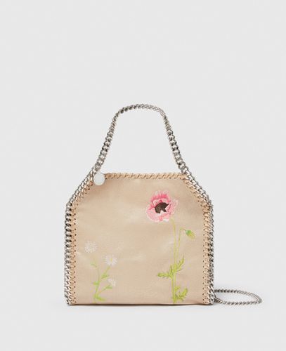 Tote Mini con Ricamo Floreale Falabella, Donna - Stella McCartney - Modalova