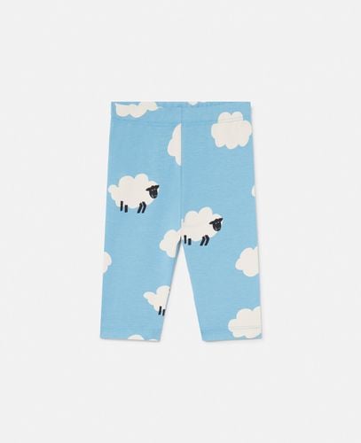 Sheep Pattern Leggings, Woman, , Size: 24m - Stella McCartney - Modalova