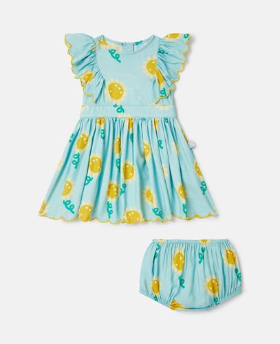 Sunflower Print Sleeveless Dress and Bloomers Set, Woman, , Size: 9m - Stella McCartney - Modalova