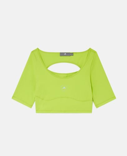 Crop Top TrueCasuals con Scollatura Ampia, Donna, -, Taglia: L - Stella McCartney - Modalova