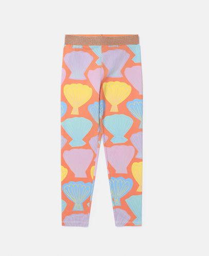 Leggings con stampa di conchiglie, Donna, , Taglia: 5 - Stella McCartney - Modalova