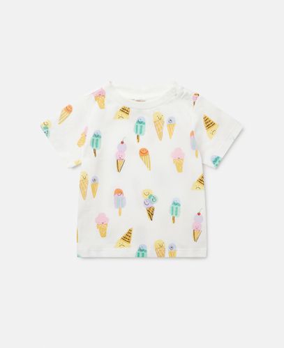 Ice Print T-Shirt, , Size: 18m - Stella McCartney - Modalova