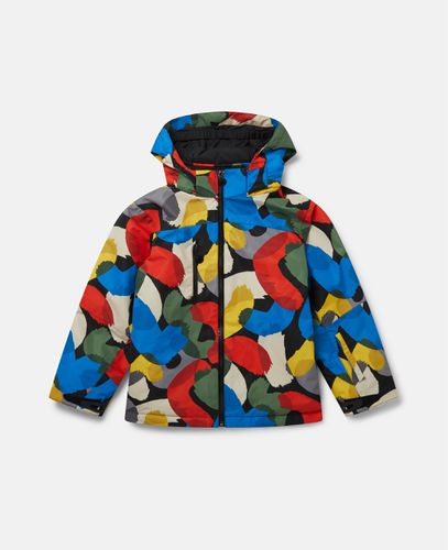 Colour Pop Smudge Print Hooded Jacket, Woman, , Size: 5 - Stella McCartney - Modalova