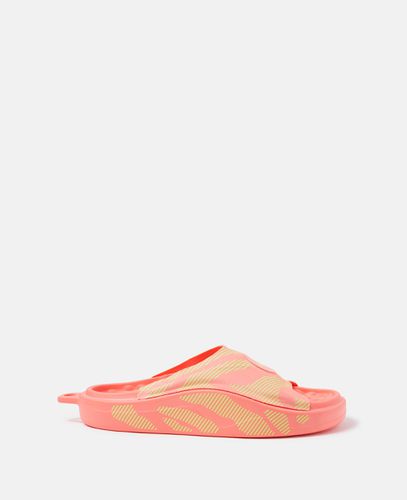 Logo Zebra Print Slides, Woman, //, Size: 5 - Stella McCartney - Modalova