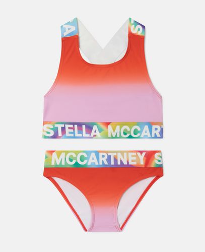 Logo Tape Ombré Bikini Set, Donna, , Taglia: 5 - Stella McCartney - Modalova