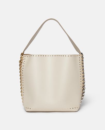 Frayme Tote Bag aus genarbtem Alter Mat mit Nietenbesatz, Frau - Stella McCartney - Modalova