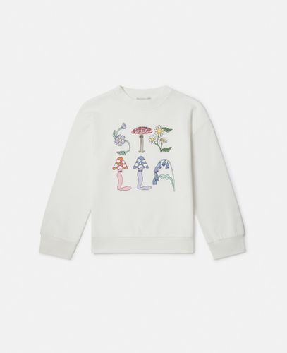 Felpa girocollo scritta foresta Stella, , Taglia: 10 - Stella McCartney - Modalova