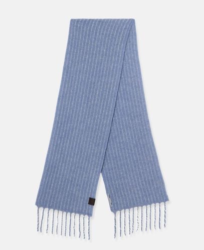 Pinstripe Logo Scarf, Woman - Stella McCartney - Modalova