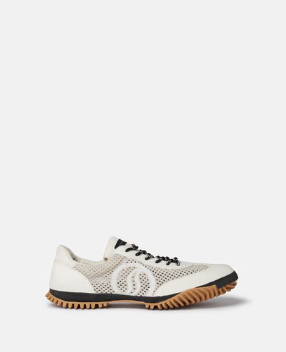 S-Wave Sport Mesh Panelled Sneakers, Woman, Pure white, Size: 40 - Stella McCartney - Modalova