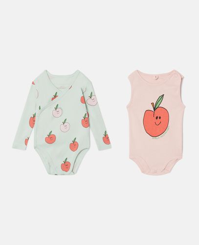 Apple Print Bodysuit and Sleepsuit Set, Donna, /, Taglia: 6m - Stella McCartney - Modalova