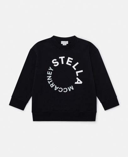 Logo Graphic Long-Sleeve Sweatshirt, Woman, , Size: 10 - Stella McCartney - Modalova