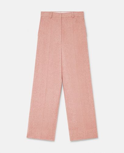 Pantaloni Plissettati a Vita Bassa, Donna, , Taglia: 40 - Stella McCartney - Modalova