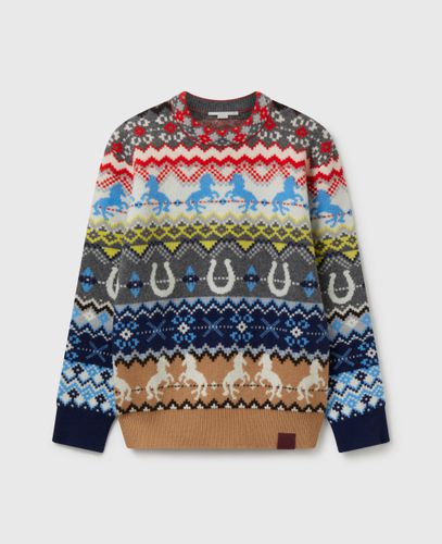 Fairisle Crewneck Jumper, Woman, , Size: S - Stella McCartney - Modalova