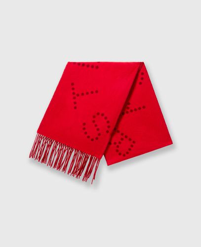 Moniker Print Logo Scarf, Woman - Stella McCartney - Modalova