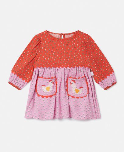 Farmyard Appliqué Dress and Bloomers Set, Woman, , Size: 18m - Stella McCartney - Modalova