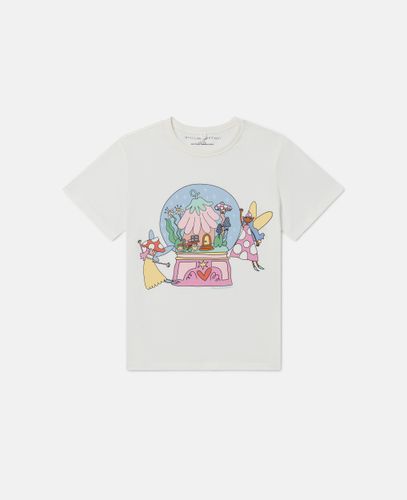 Fairies Print Crewneck T-Shirt, Woman, , Size: 12 - Stella McCartney - Modalova