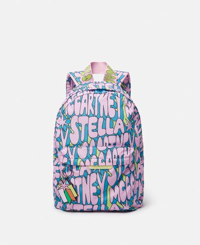 Zaino con Stampa Stella, Donna - Stella McCartney - Modalova