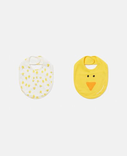 Pack of Chick Pattern Bibs, Woman - Stella McCartney - Modalova