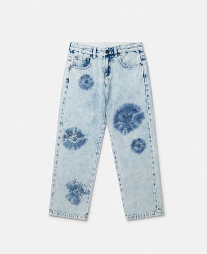 Jeans in Denim con Grafica Sponge Bob, Donna, , Taglia: 5 - Stella McCartney - Modalova