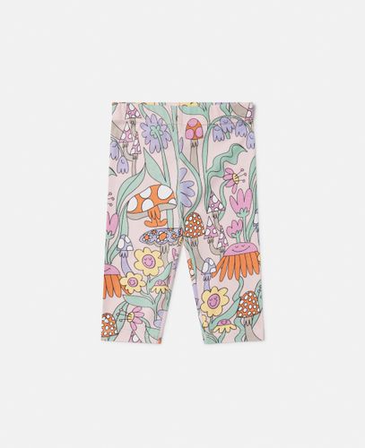 Legging elasticizzati con stampa foresta, Donna, , Taglia: 3m - Stella McCartney - Modalova