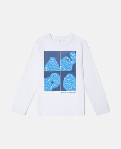 Monster Graphic Long-Sleeve Top, , Size: 12 - Stella McCartney - Modalova